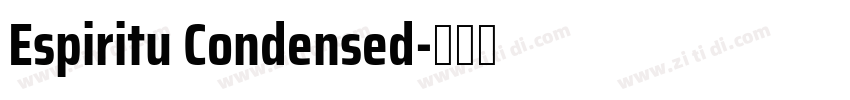 Espiritu Condensed字体转换